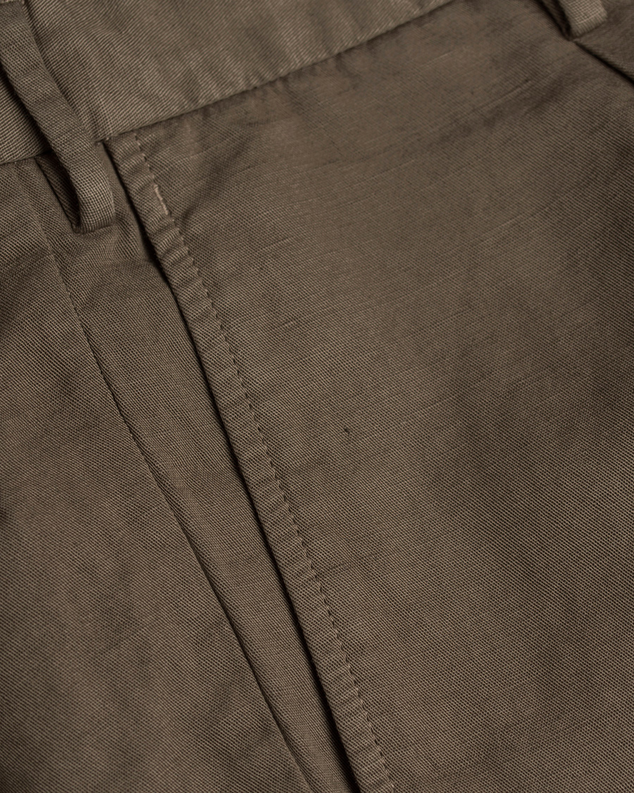 Herr | Shorts | Incotex | Chinolino Shorts Khaki Green