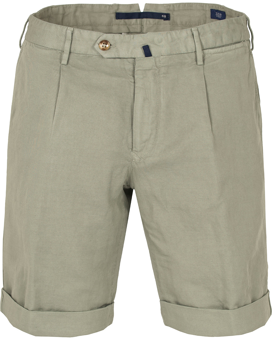 Herr | Shorts | Incotex | Chinolino Shorts Washed Green