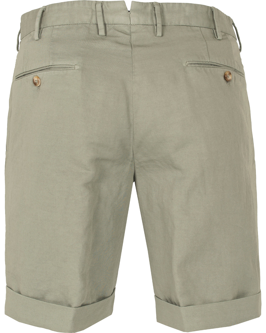 Herr | Shorts | Incotex | Chinolino Shorts Washed Green
