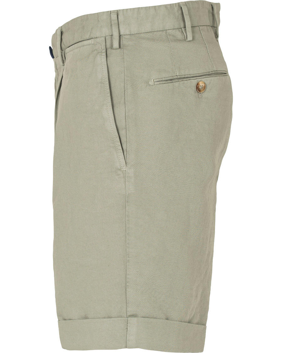 Herr | Shorts | Incotex | Chinolino Shorts Washed Green