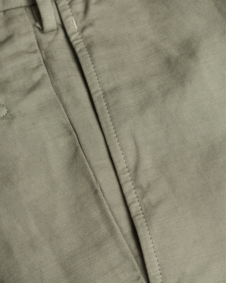 Herr | Shorts | Incotex | Chinolino Shorts Washed Green