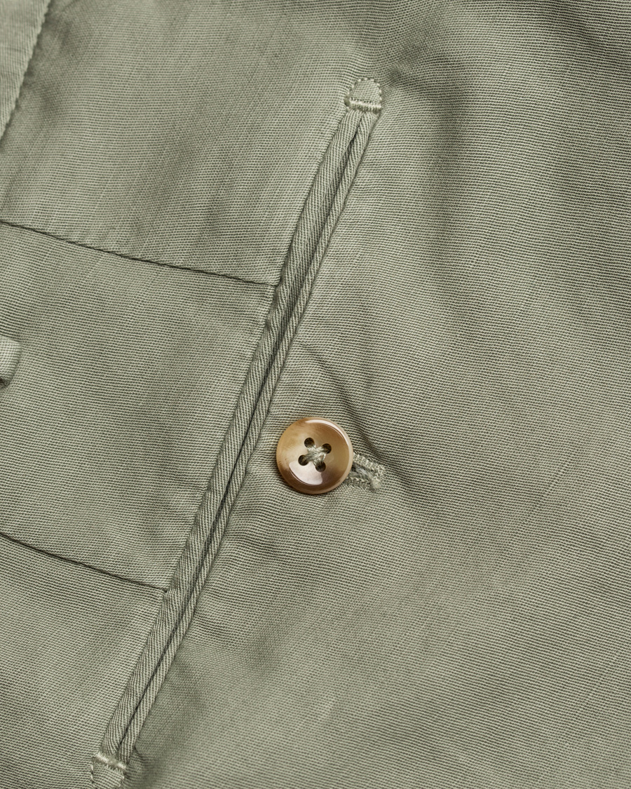 Herr | Shorts | Incotex | Chinolino Shorts Washed Green