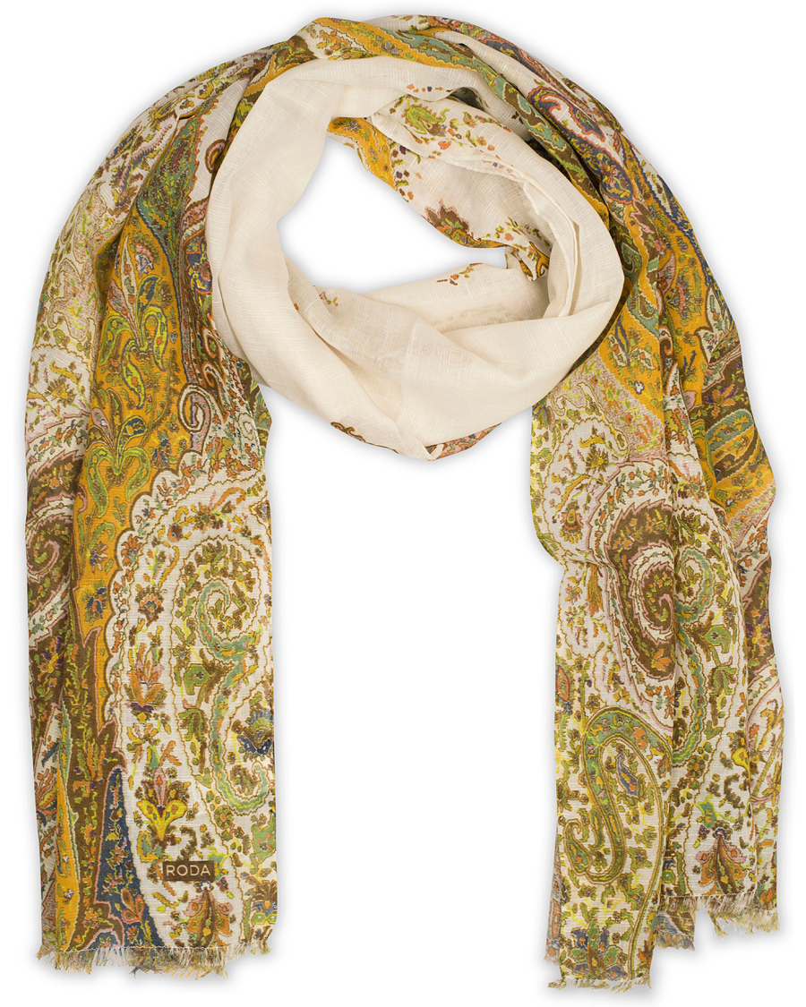 Herr | Roda Paisley Scarf Light Green | Roda | Paisley Scarf Light Green