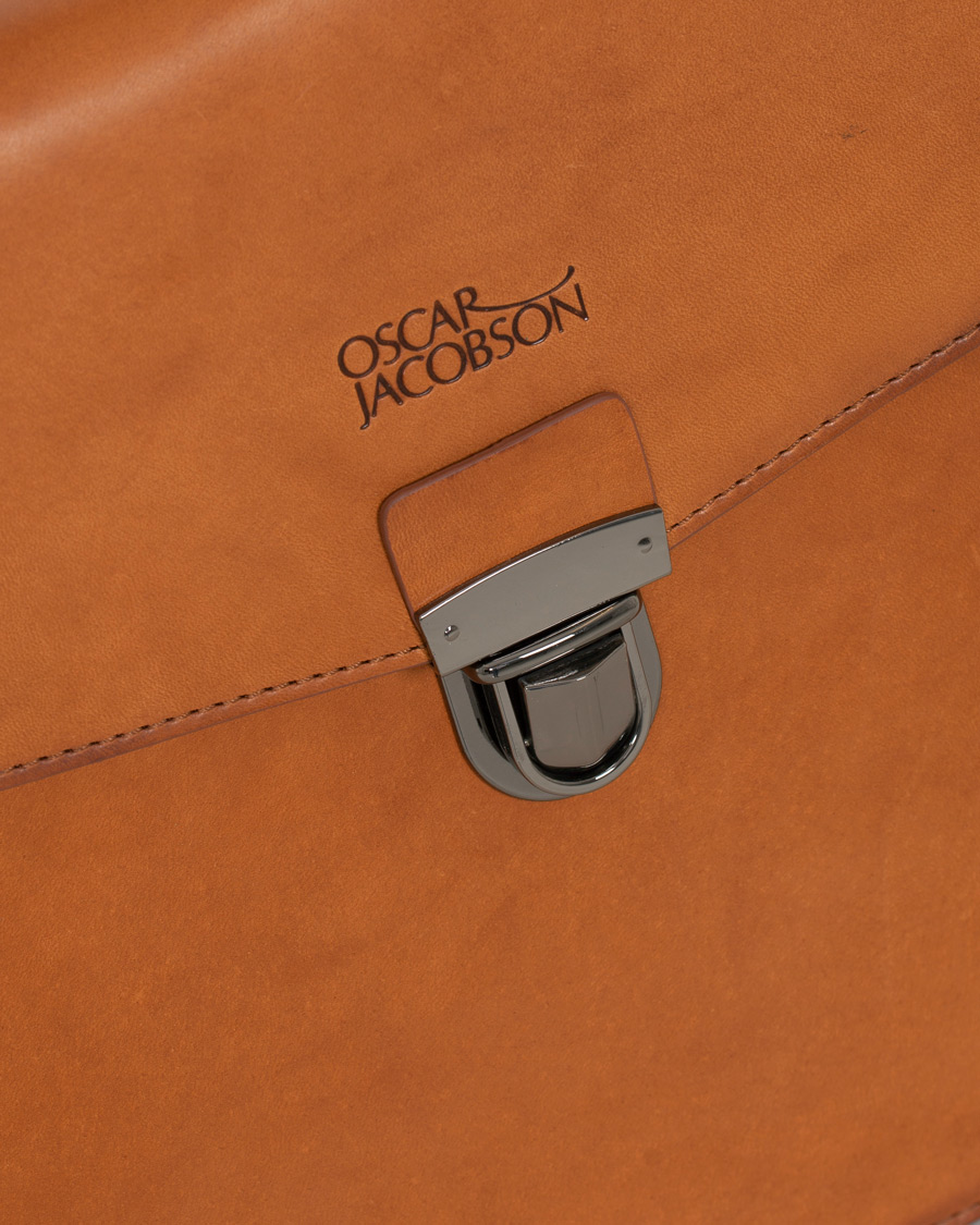 Herr | Oscar Jacobson Leather Briefcase 13'' | Oscar Jacobson | Leather Briefcase 13''