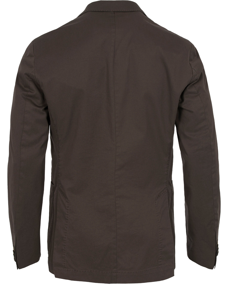 Herr | Kavajer | Oscar Jacobson | Einar Stretch Cotton Patch Pocket Blazer Green