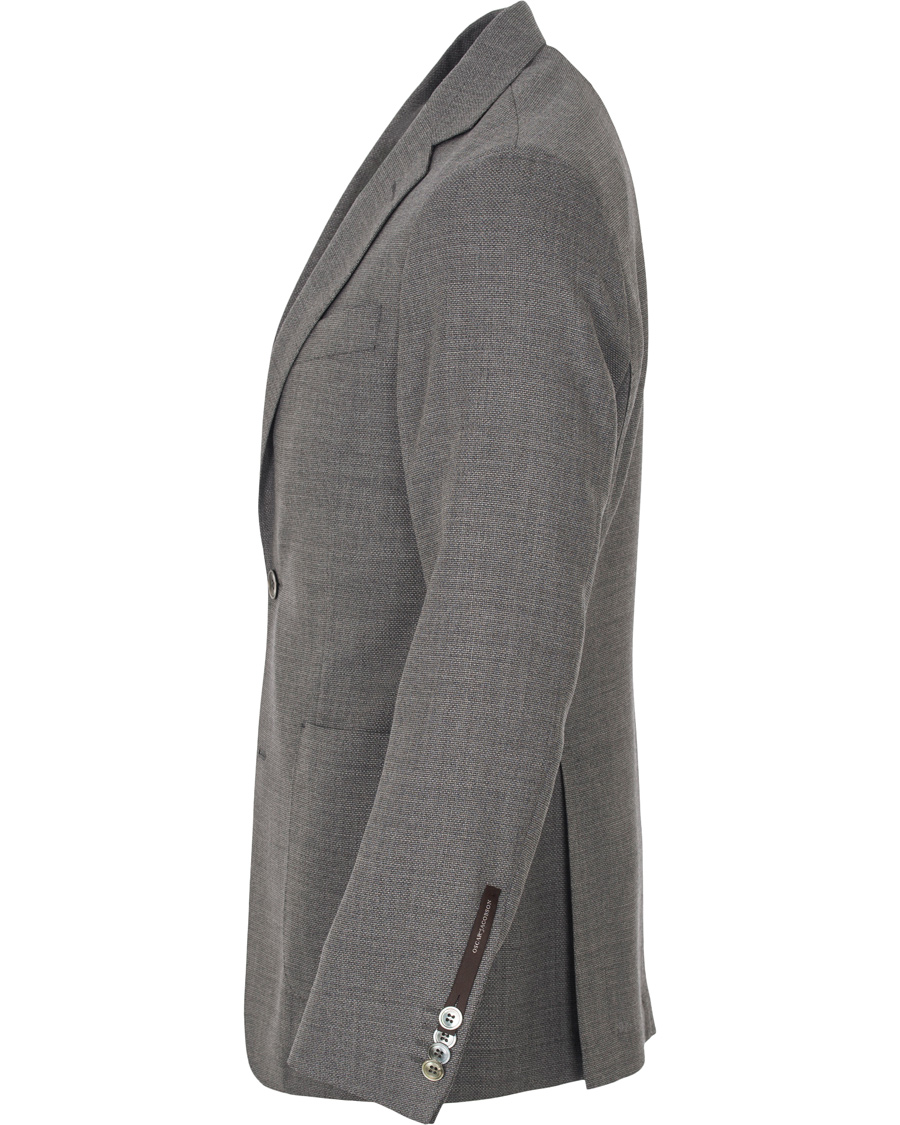 Herr | Kavajer | Oscar Jacobson | Einar Patch Pocket Blazer Grey
