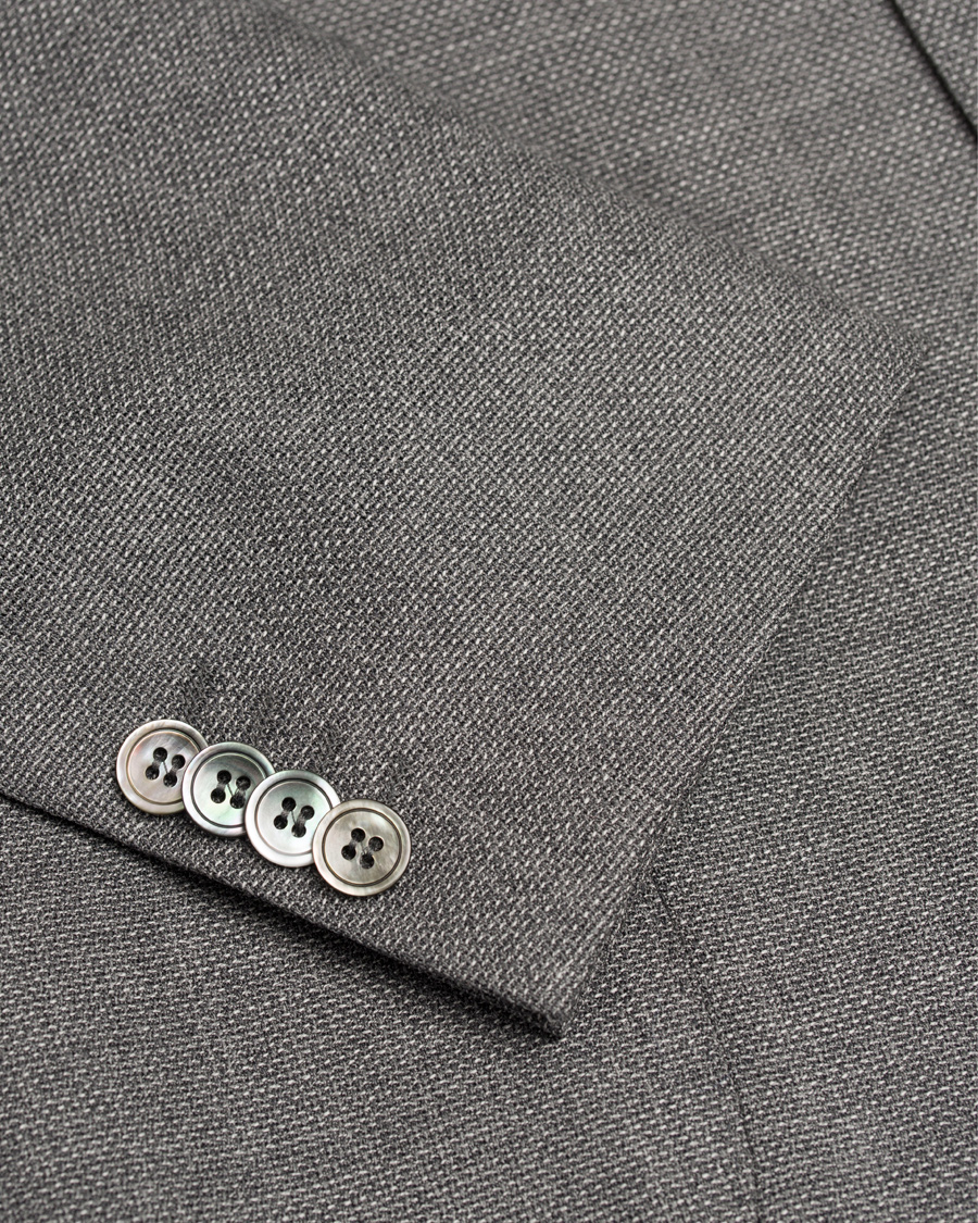Herr | Kavajer | Oscar Jacobson | Einar Patch Pocket Blazer Grey