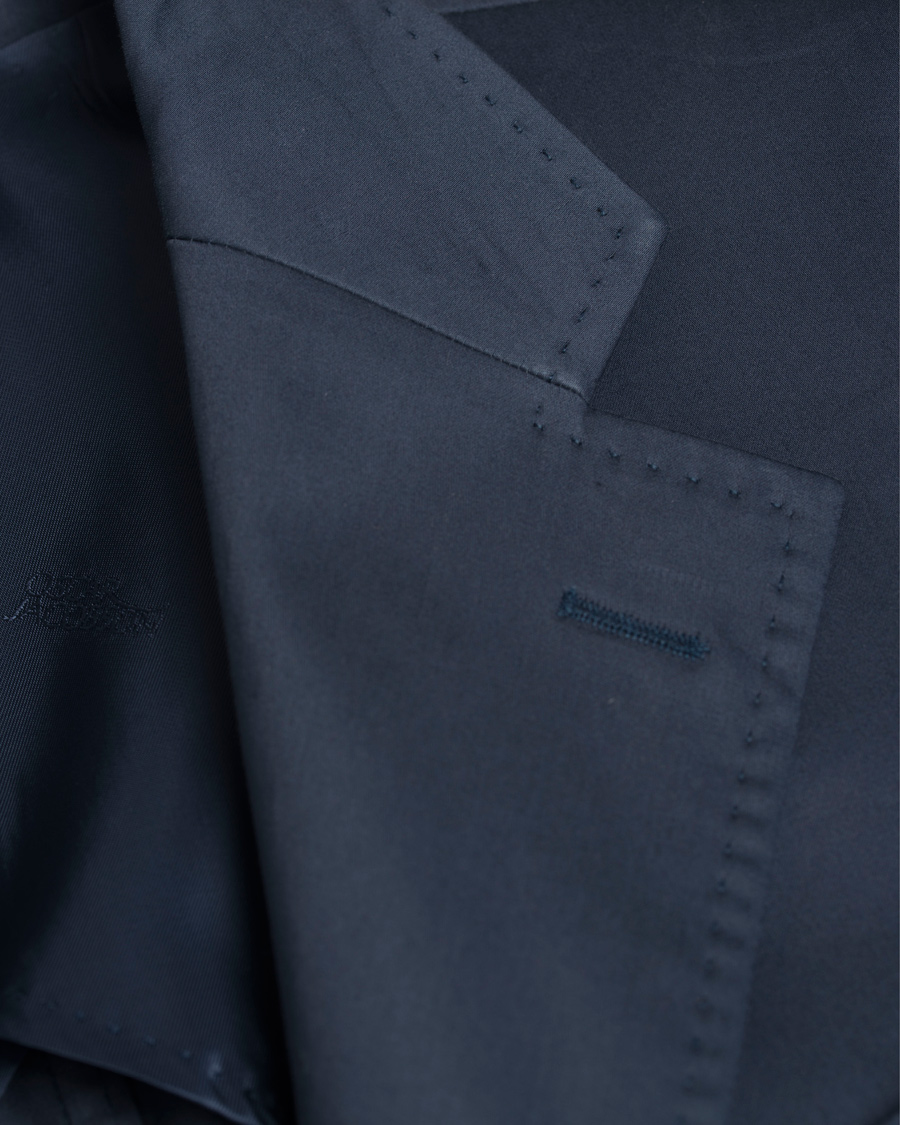 Herr | Kostymer | Oscar Jacobson | Fellow Cotton Suit Navy