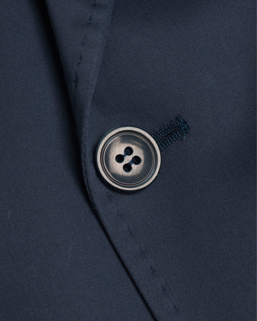 Herr | Kostymer | Oscar Jacobson | Fellow Cotton Suit Navy