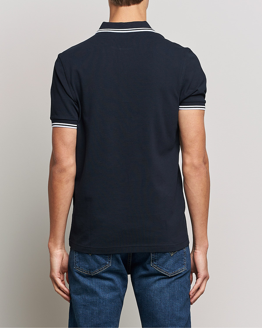 Herr | Pikéer | Fred Perry | Twin Tipped Polo Shirt Navy/White