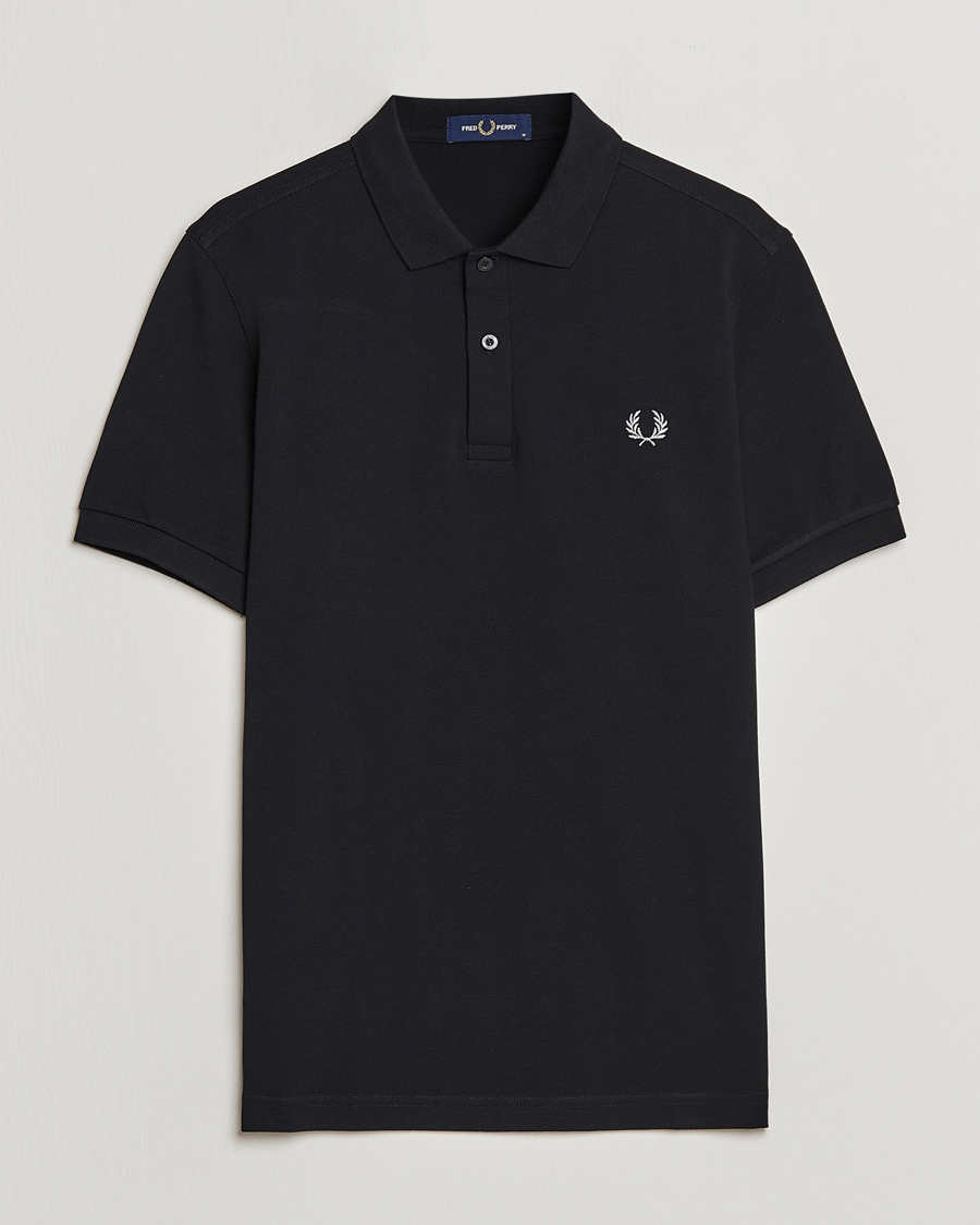 Herr | Pikéer | Fred Perry | Plain Polo Black
