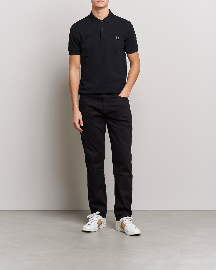 Herr | Pikéer | Fred Perry | Plain Polo Black