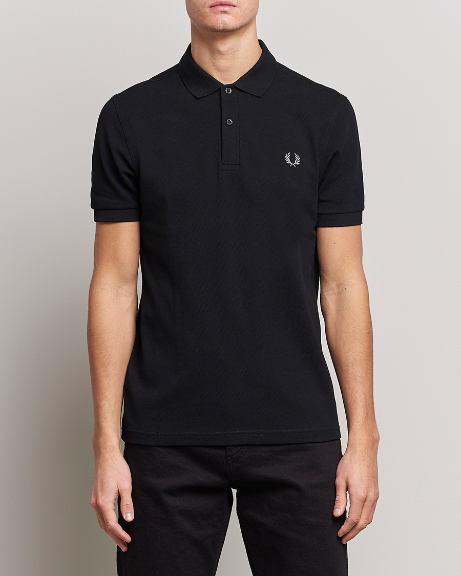 Herr | Pikéer | Fred Perry | Plain Polo Black