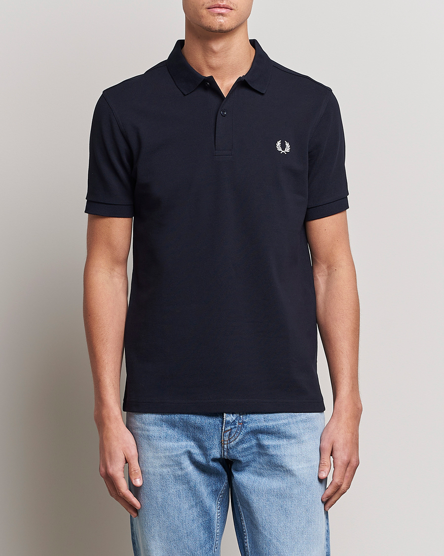 Herr | Kortärmade pikéer | Fred Perry | Plain Polo Navy