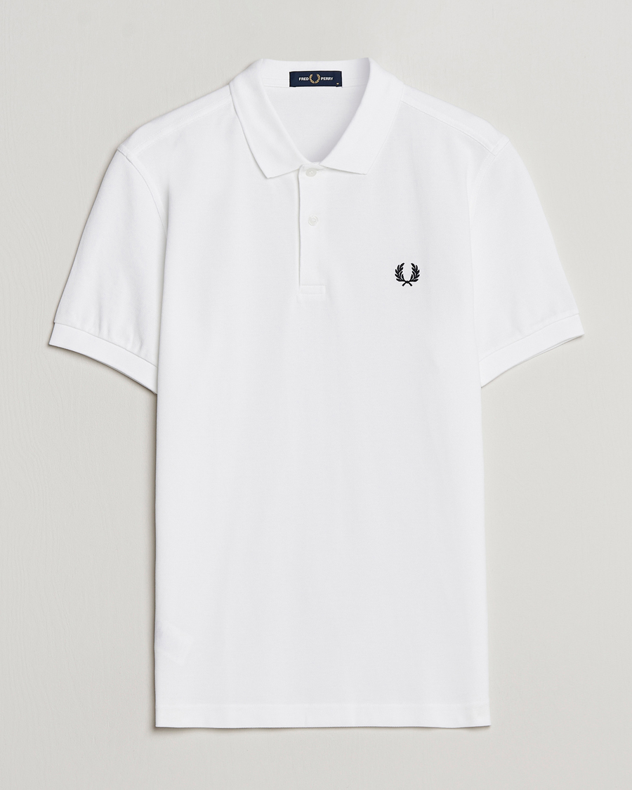 Herr | Pikéer | Fred Perry | Plain Polo White