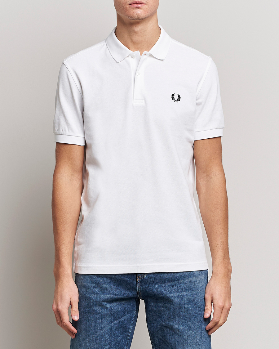 Herr | Fred Perry | Fred Perry | Plain Polo White