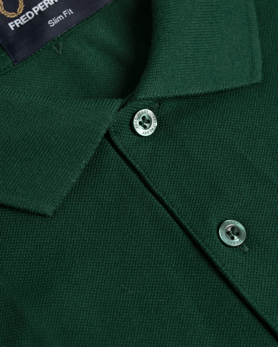 Herr | Pikéer | Fred Perry | Slim Fit Plain Polo Ivy Green