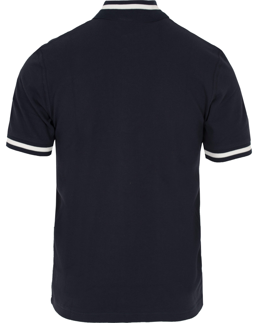 Herr | Pikéer | Fred Perry Reissues | Made in England Single Tip Polo Navy/Snow