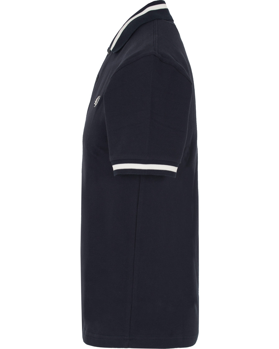 Herr | Pikéer | Fred Perry Reissues | Made in England Single Tip Polo Navy/Snow