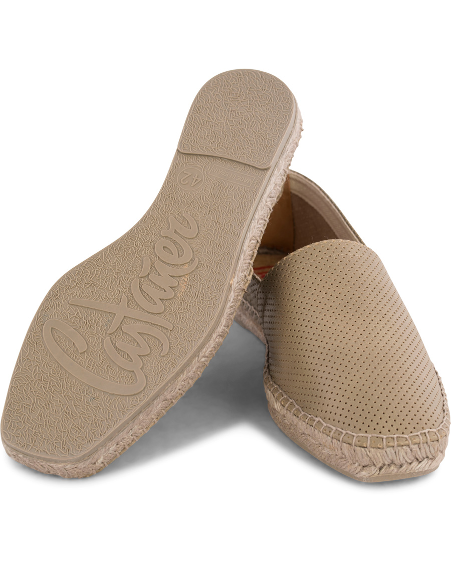 Herr | Castañer Pablo Perforated Nappa Leather Espadrilles Piedra | Castañer | Pablo Perforated Nappa Leather Espadrilles Piedra