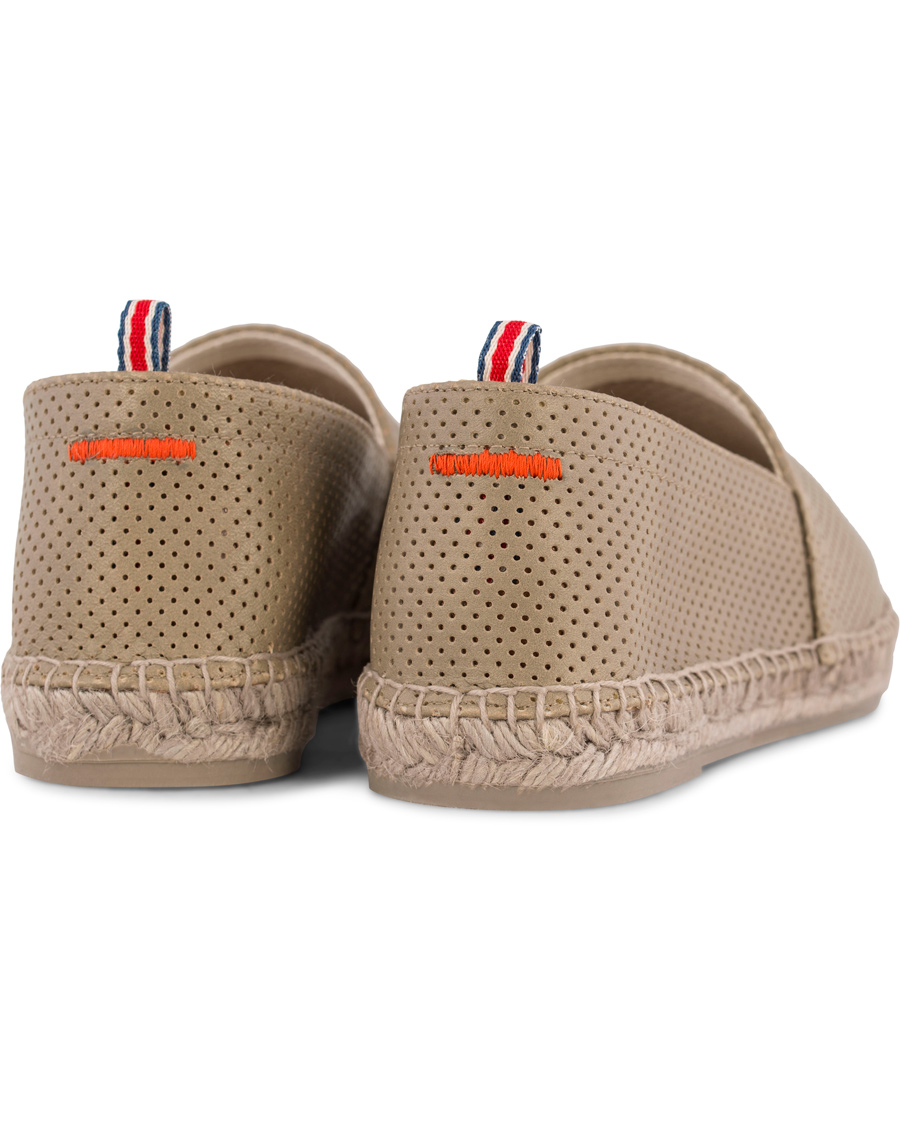 Herr | Castañer Pablo Perforated Nappa Leather Espadrilles Piedra | Castañer | Pablo Perforated Nappa Leather Espadrilles Piedra