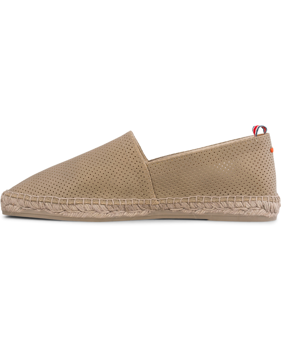 Herr | Castañer Pablo Perforated Nappa Leather Espadrilles Piedra | Castañer | Pablo Perforated Nappa Leather Espadrilles Piedra