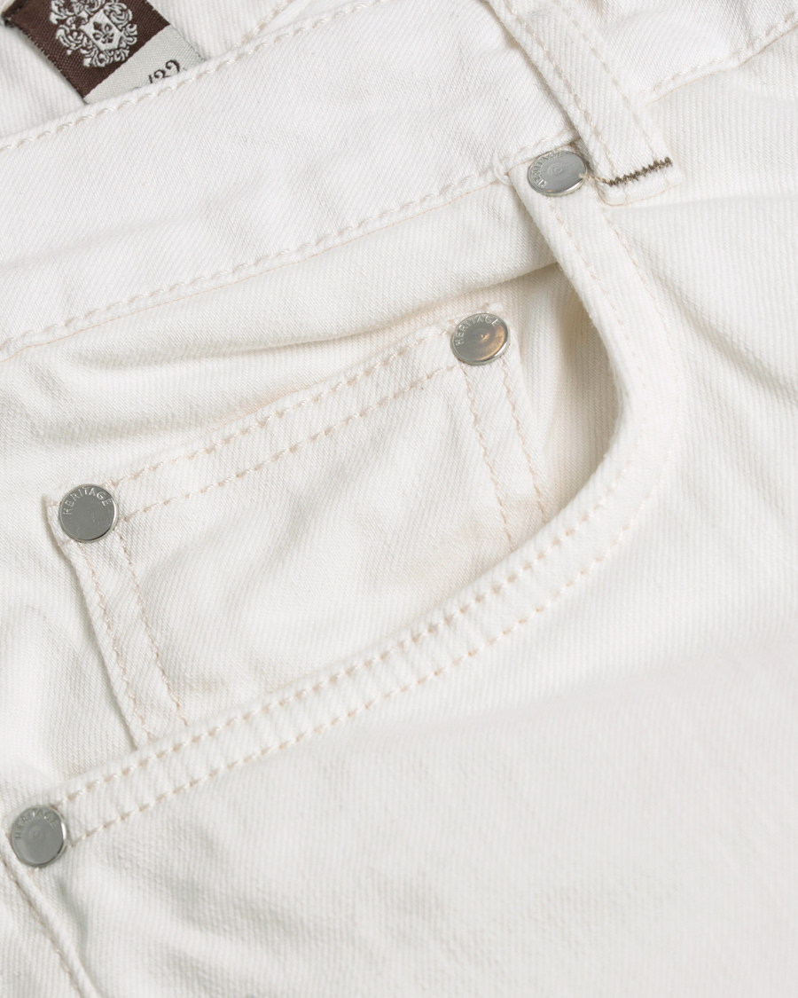 Herr | Jeans | Morris Heritage | Raw Jeans Off White