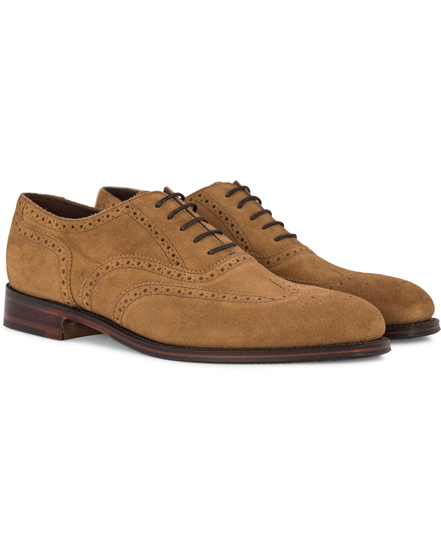 Herr | Loake 1880 MTO Buckingham Brogue Latice Maraca Suede | Loake 1880 | MTO Buckingham Brogue Latice Maraca Suede