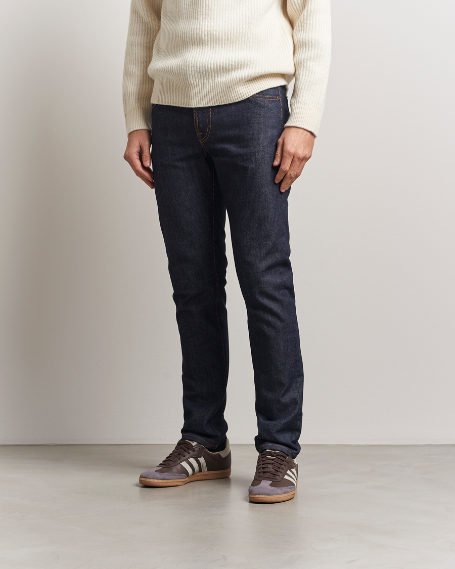 Herr |  | Nudie Jeans | Lean Dean Organic Slim Fit Stretch Jeans Dry 16 Dips