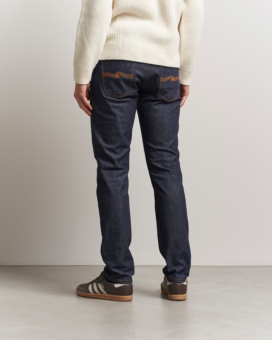 Herr | Jeans | Nudie Jeans | Lean Dean Jeans Dry 16 Dips