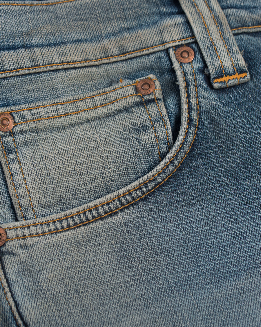 Herr | Jeans | Nudie Jeans | Lean Dean Organic Slim Fit Stretch Jeans Natural Fade
