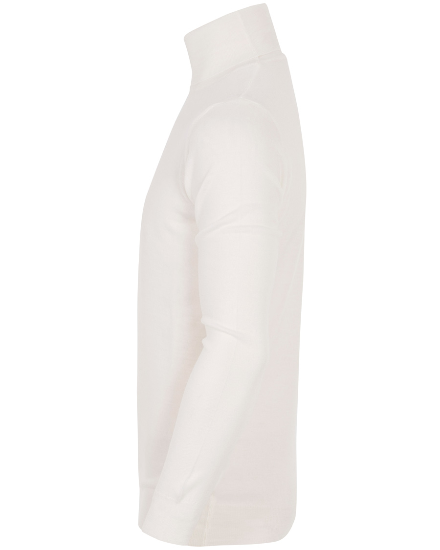 Herr | Tröjor | Oscar Jacobson | Cole Roll Neck Polo Cream White