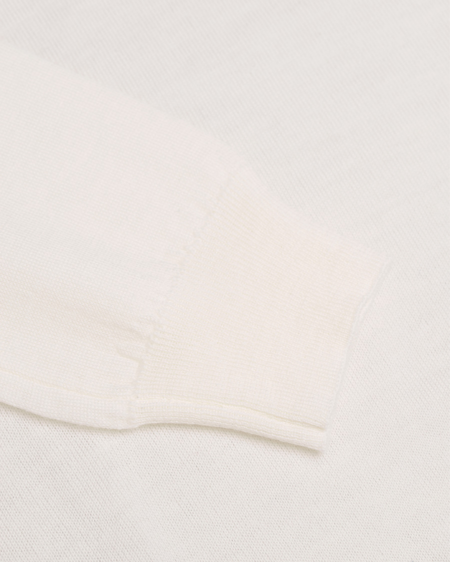 Herr | Tröjor | Oscar Jacobson | Cole Roll Neck Polo Cream White