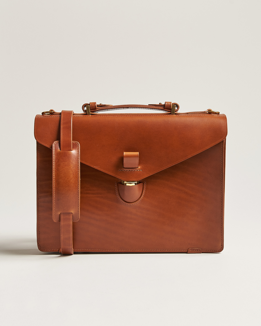 Herr | Väskor | Tärnsjö Garveri | TG1873 Briefcase Cognac