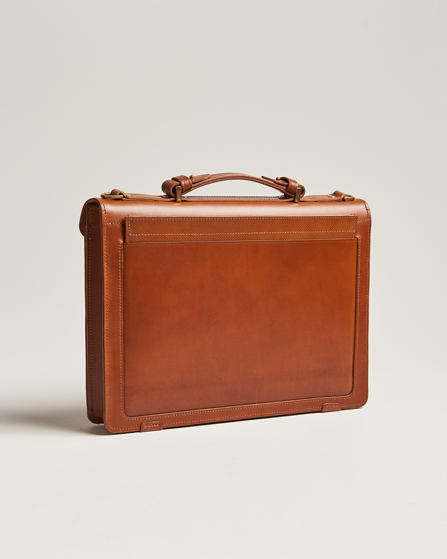 Herr | Väskor | Tärnsjö Garveri | TG1873 Briefcase Cognac