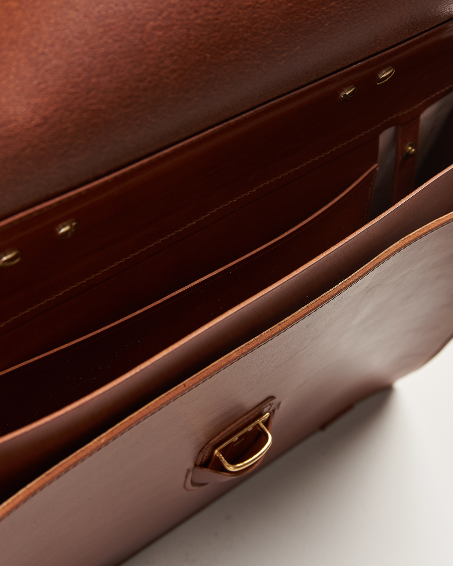 Herr | Väskor | Tärnsjö Garveri | TG1873 Briefcase Cognac