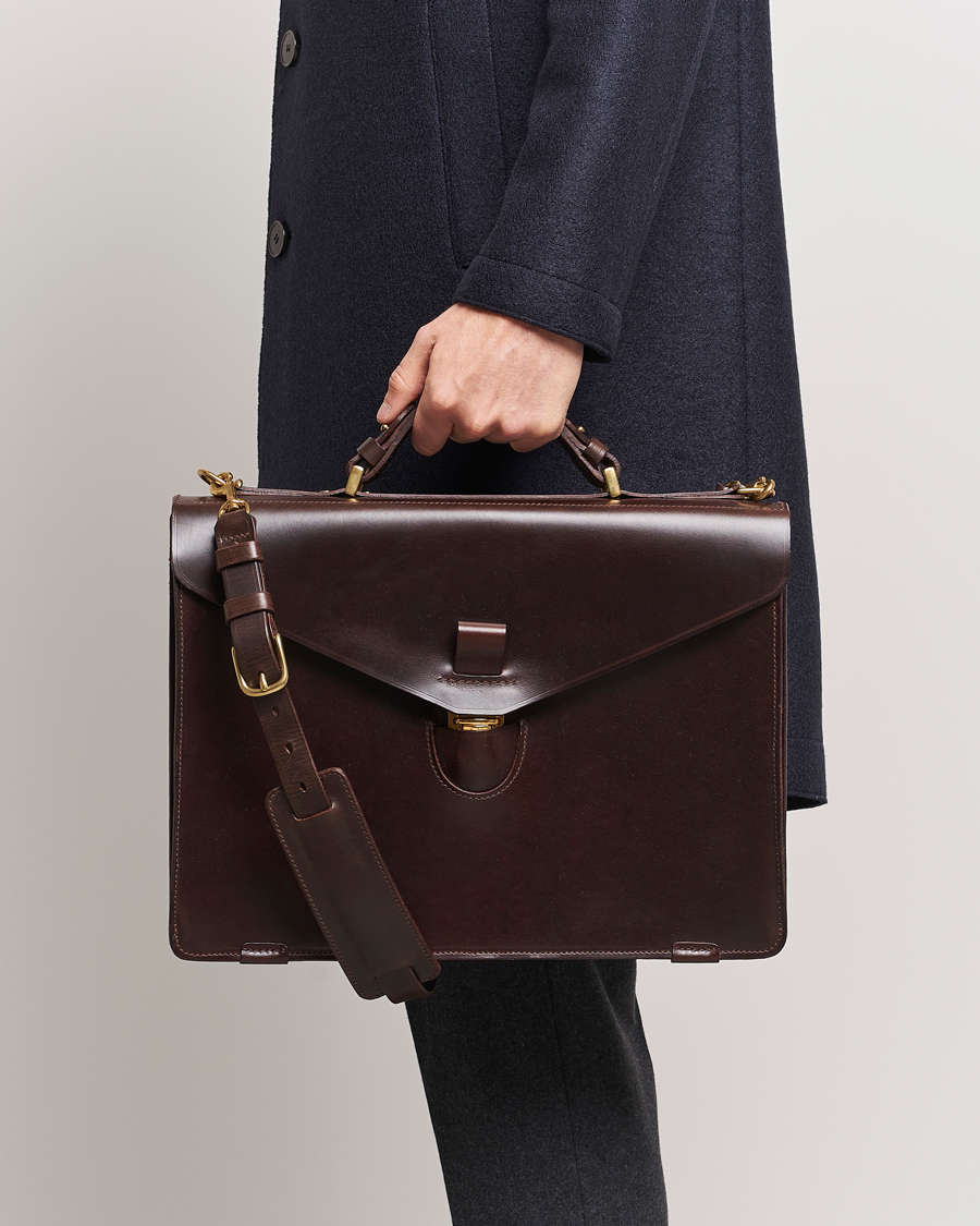 Herr | Tärnsjö Garveri | Tärnsjö Garveri | TG1873 Briefcase Dark Brown