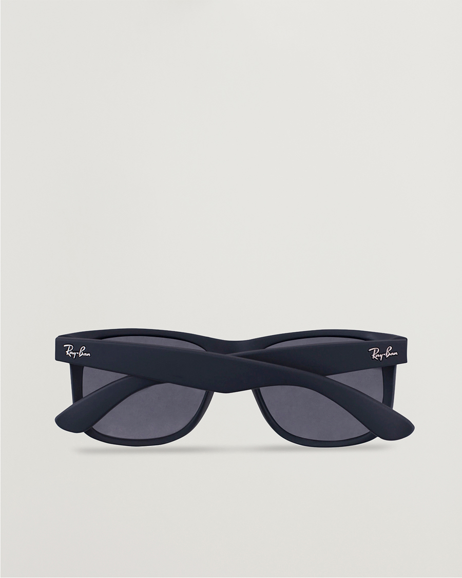 Herr | Solglasögon | Ray-Ban | 0RB4165 Justin Polarized Wayfarer Sunglasses Black/Grey