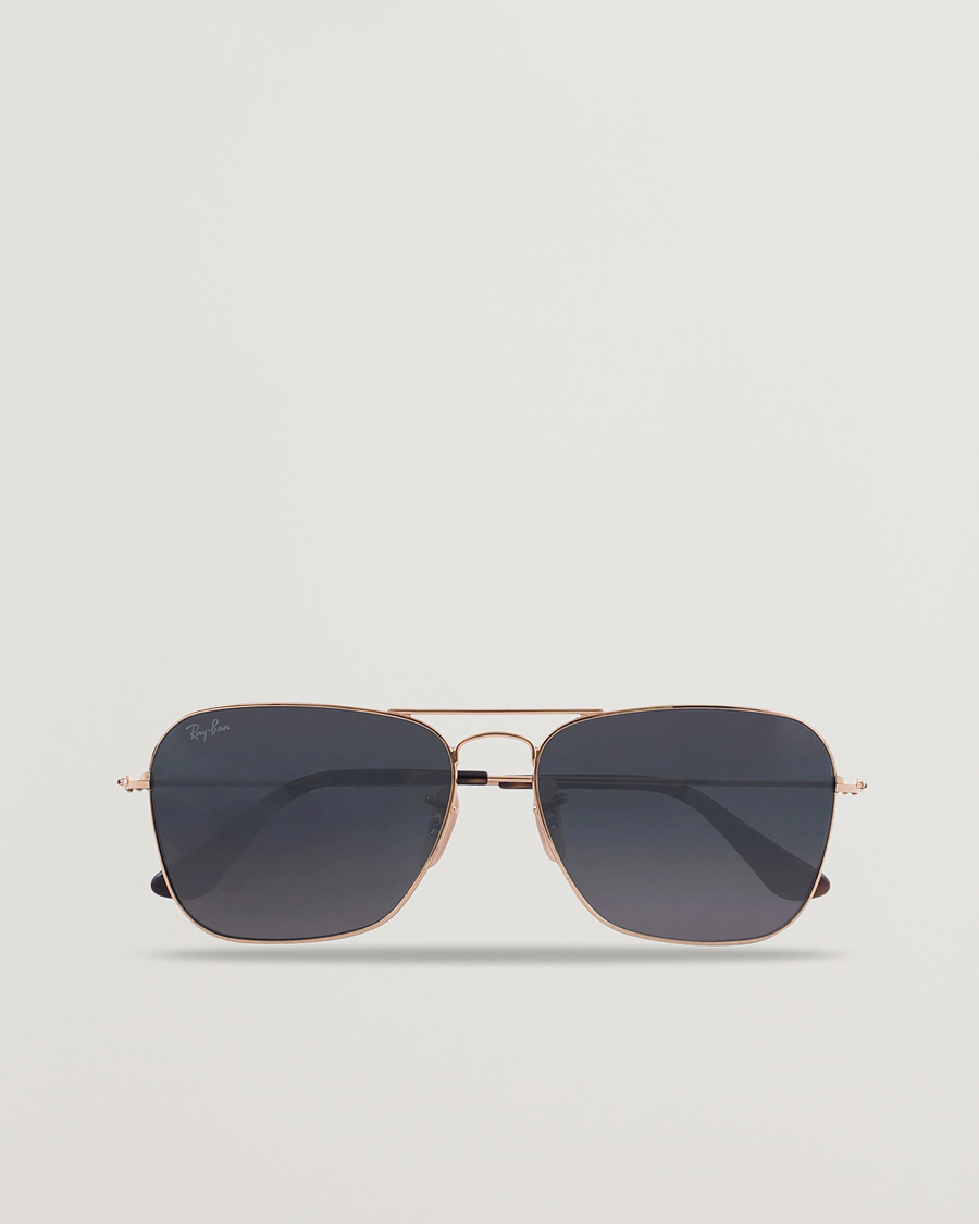 Herr | Solglasögon | Ray-Ban | 0RB3136 Caravan Sunglasses Gold/Grey