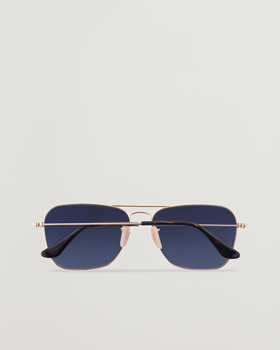 Herr | Solglasögon | Ray-Ban | 0RB3136 Caravan Sunglasses Gold/Grey