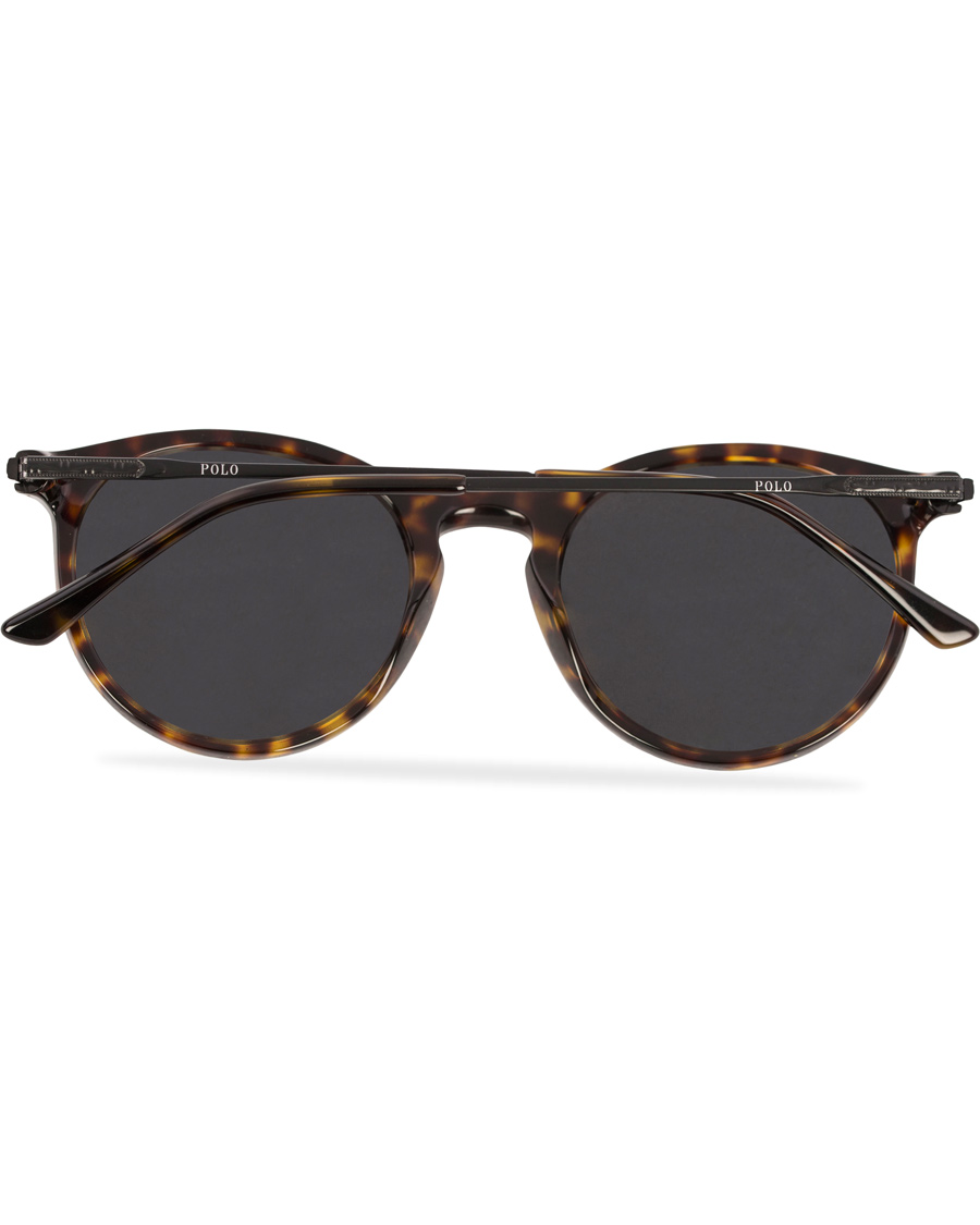 Herr | Polo Ralph Lauren 0PH4096 Round Sunglasses Havana/Grey | Polo Ralph Lauren | 0PH4096 Round Sunglasses Havana/Grey