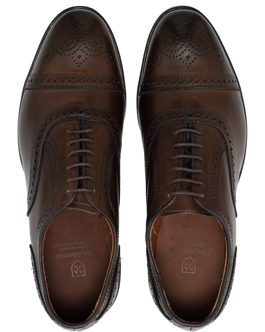 Herr | Allen Edmonds Strand Brogue Dark Brown Calf | Allen Edmonds | Strand Brogue Dark Brown Calf