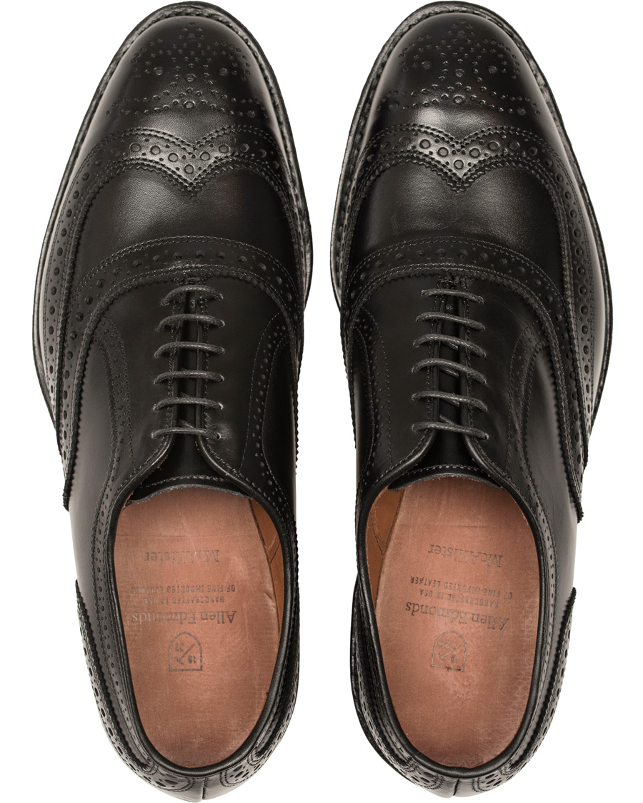 Herr | Allen Edmonds McAllister Brogue Black Calf | Allen Edmonds | McAllister Brogue Black Calf