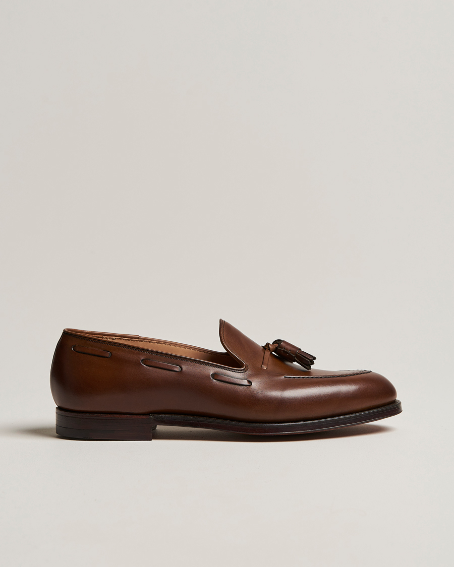 Herr | Loafers | Crockett & Jones | Cavendish Tassel Loafer Dark Brown Calf