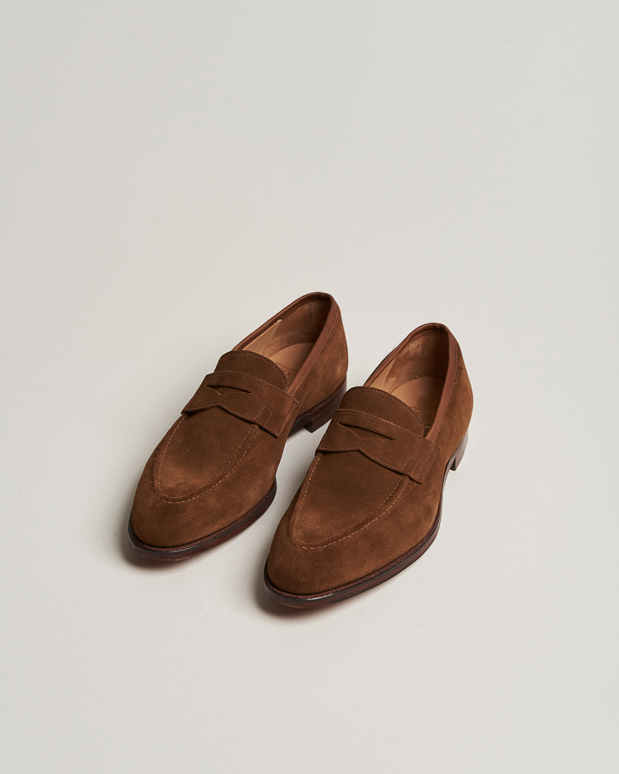 Herr | Best of British | Crockett & Jones | Sydney Loafer Snuff Suede