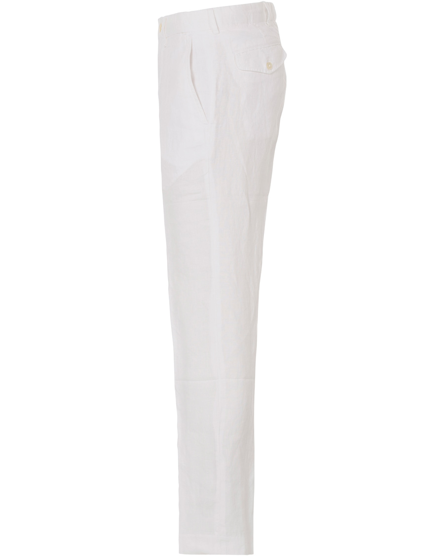 Herr | Byxor | Polo Ralph Lauren | Linen Trousers White