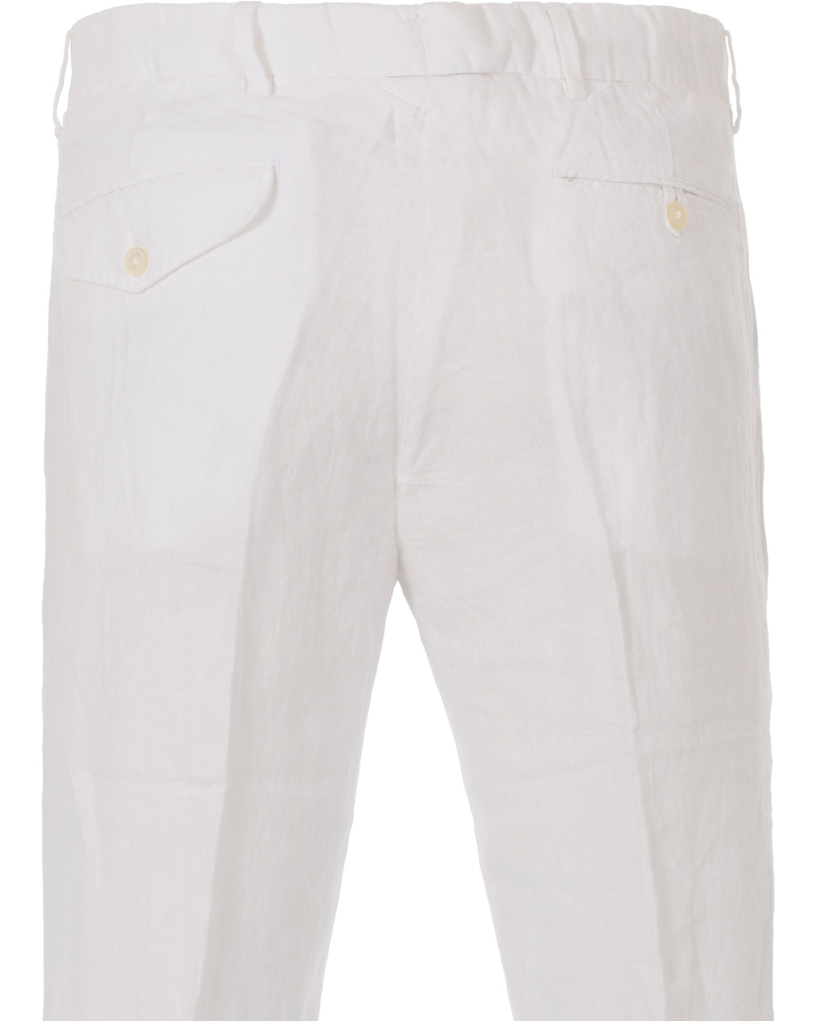 Herr | Byxor | Polo Ralph Lauren | Linen Trousers White