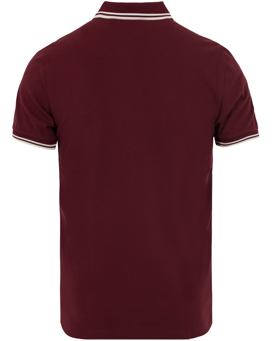 Herr | Pikéer | Fred Perry | Slim Fit Polo Port Red/Ecru