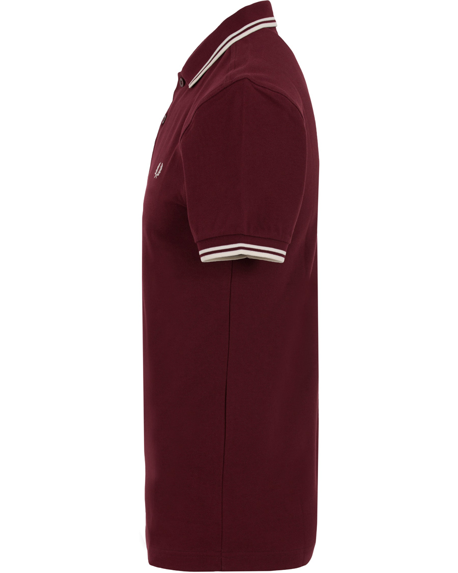Herr | Pikéer | Fred Perry | Slim Fit Polo Port Red/Ecru