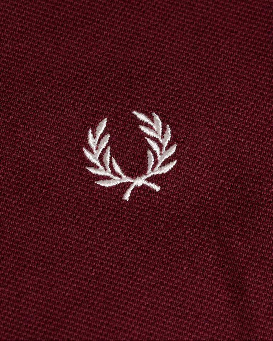 Herr | Pikéer | Fred Perry | Slim Fit Polo Port Red/Ecru